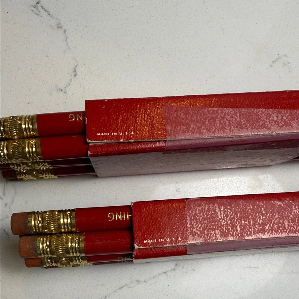 Vintage Coca Cola Red Pencil Case Set
